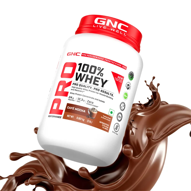 GNC 100% Whey Protein (New Formulation) with Steel Shaker